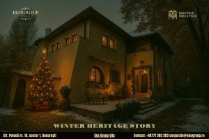 Poveste de Craciun în spiritul anilor ’30: Eleganța și farmecul fostei Case Tătărăscu, astăzi Eko Group Vila