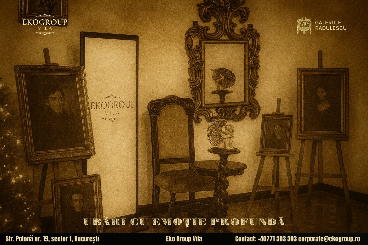 Urări de Crăciun în ton cu perioada interbelică, sărbătorite prin conceptul unic Crăciunul anilor ’30 la Eko Group Vila 4 Urări de Crăciun în ton cu perioada interbelică, sărbătorite prin conceptul unic Crăciunul anilor ’30 la Eko Group Vila